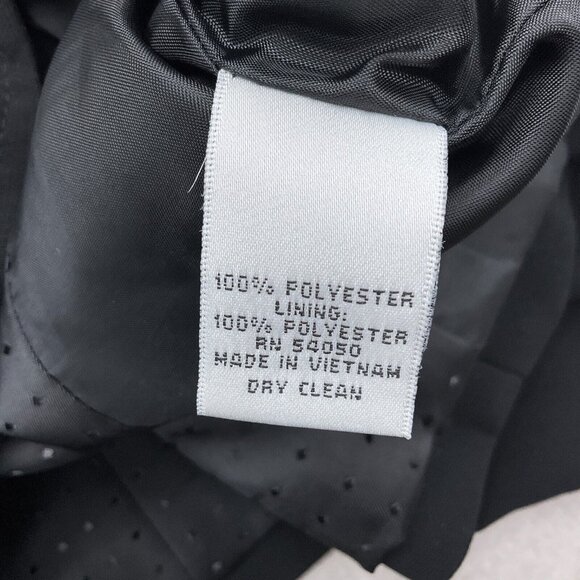 Suit Studio Skirt Set Women 10P Black Poly Lined Career Classic‎ - Picture 4 of 16